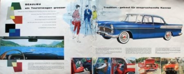Simca Vedette Modelprogram 1959 Carbrochure (7558)